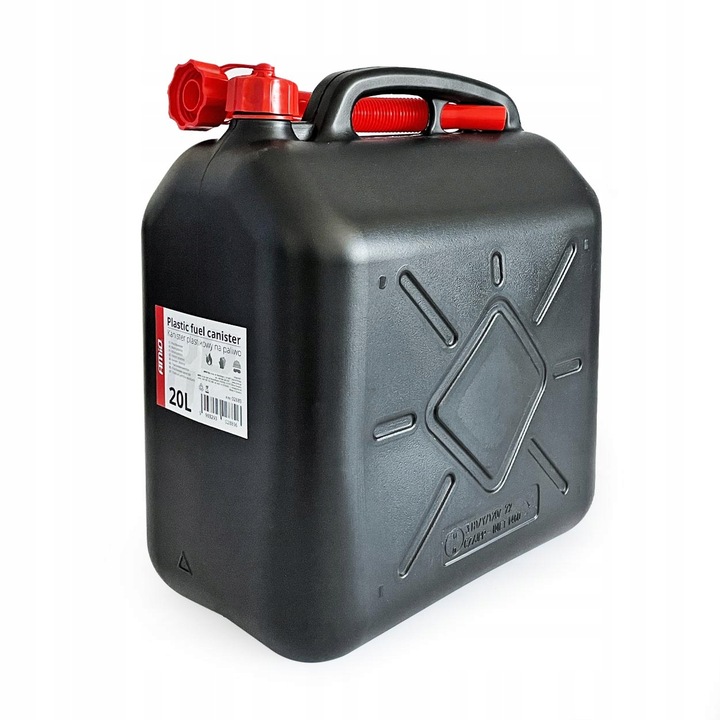 Kanister plastikowy, czarny 20L