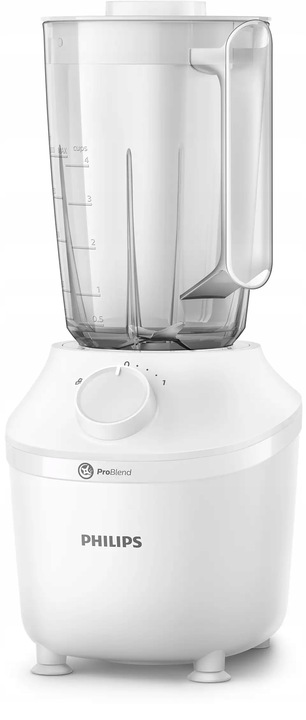 BLENDER KIELICHOWY PHILIPS HR2041/00 450W 1,9l KRUSZENIE LODU BIAŁY
