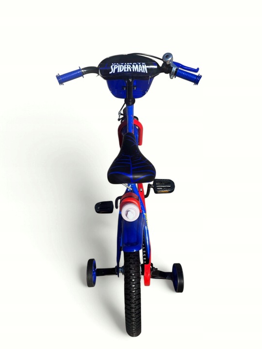 Rower Rowerek Dziecięcy 16 Cali SPIDERMAN Dla Chłopca Kółka Boczne Koszyk