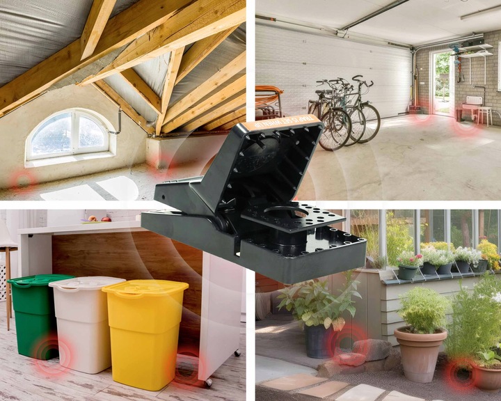 5x SILNA ŁAPKA PUŁAPKA NA SZCZURY I MYSZY GILOTYNA DUŻA SIŁA MECHANIZMU