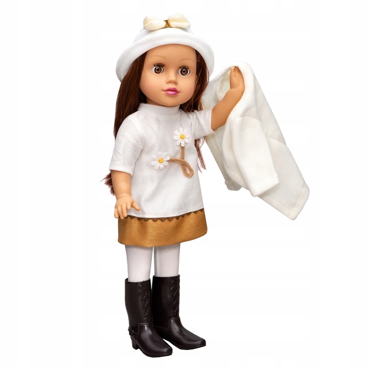 LALKA BOBAS INTERAKTYWNA ŚPIEWA I MÓWI PO POLSKU ANGIELSKU KINDERPLAY 47cm