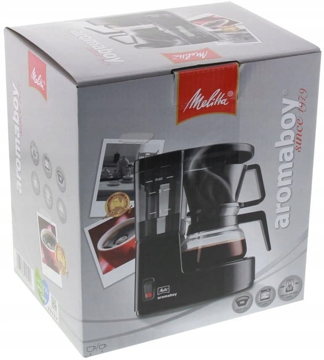 EKSPRES PRZELEWOWY MELITTA Aromaboy 1015-02 czarny