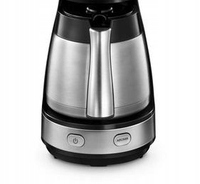 Przelewowy Ekspres do Kawy czarny termiczny dzbanek DeLonghi ICM16710 (P)