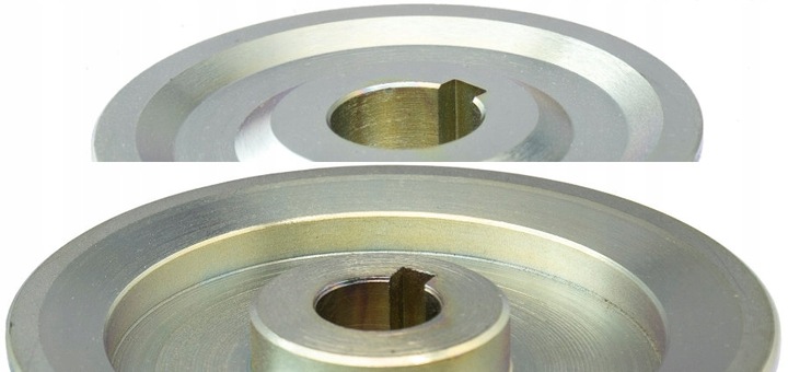 Koło koła pasowe szajba fi 100 mm 2x17 2HB 2 hb