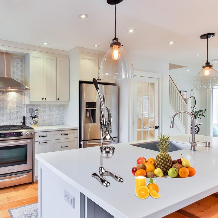 RĘCZNA WYCISKARKA DO CYTRUSÓW OWOCÓW CIĘŻKA SOLIDNA NIERDZEWNA PRASA CYTRYN