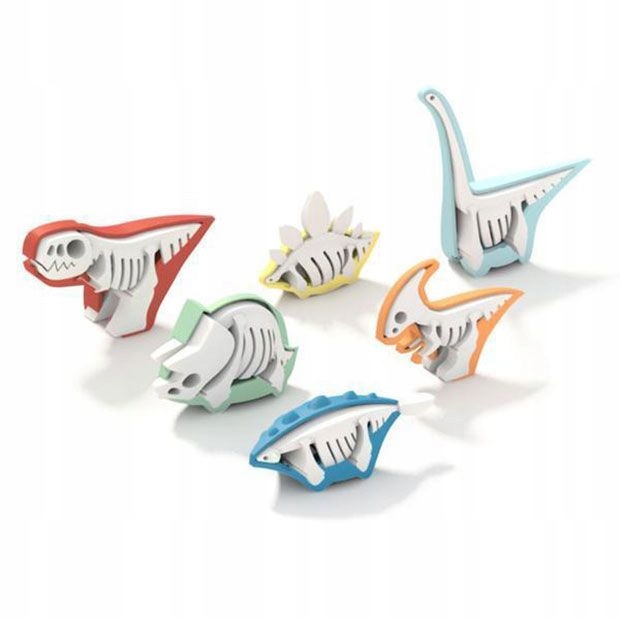 Świat Dinozaurów HalfToys 5 magnetyrznych dino
