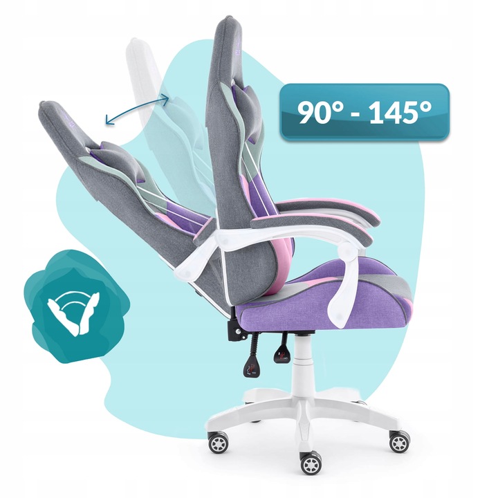 FOTEL GAMINGOWY DLA GRACZA BIUROWY HELL'S