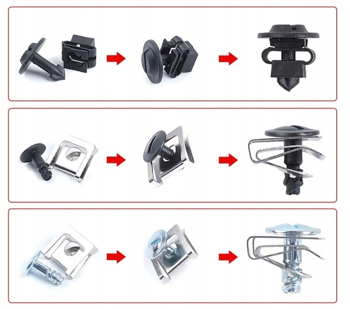 VW SKODA SEAT AUDI ZESTAW SPINEK OSŁONY SILNIKA WKRĘTY ŚRUBY BLASZKI POD WK