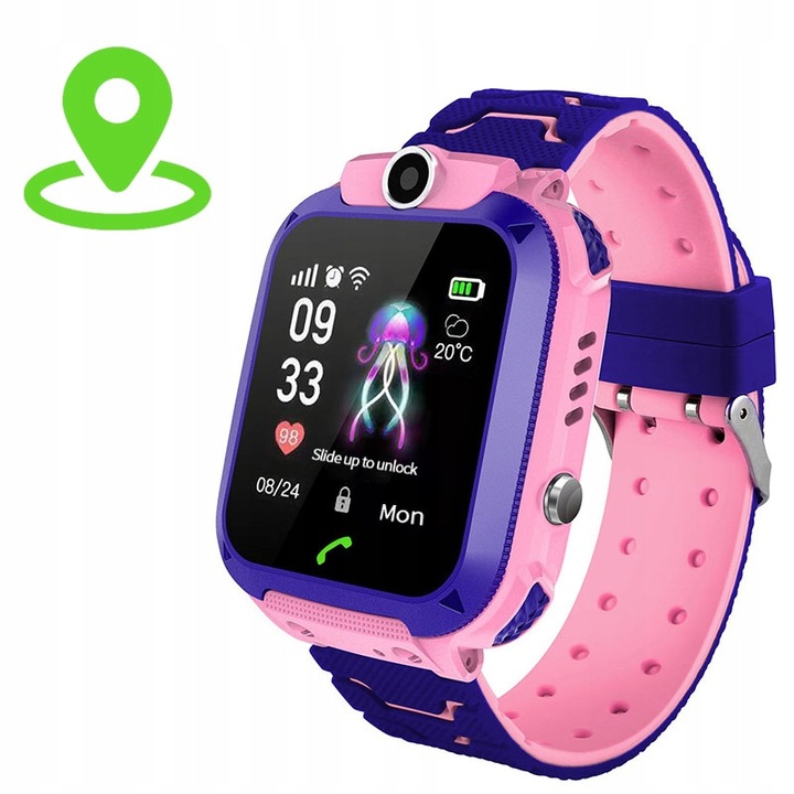 Wodoodporny zegarek dla dzieci z śledzeniem i funkcją głosową