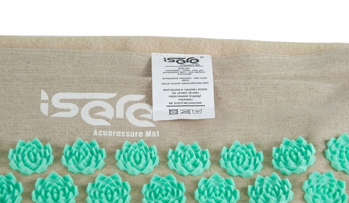 MATA DO AKUPRESURY Z KOLCAMI NATURALNA KOKOS GRYKA