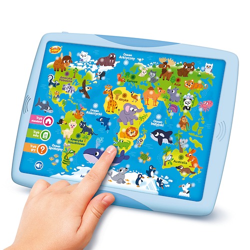 Smily Play Tablet Moja pierwsza mapa ODKRYWAM ŚWIAT Zabawka edukacyjna