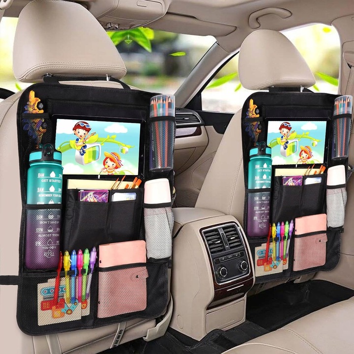 ORGANIZER SAMOCHODOWY DO AUTA NA OPARCIE DO AUTA NA FOTEL + UCHWYTY GRATIS