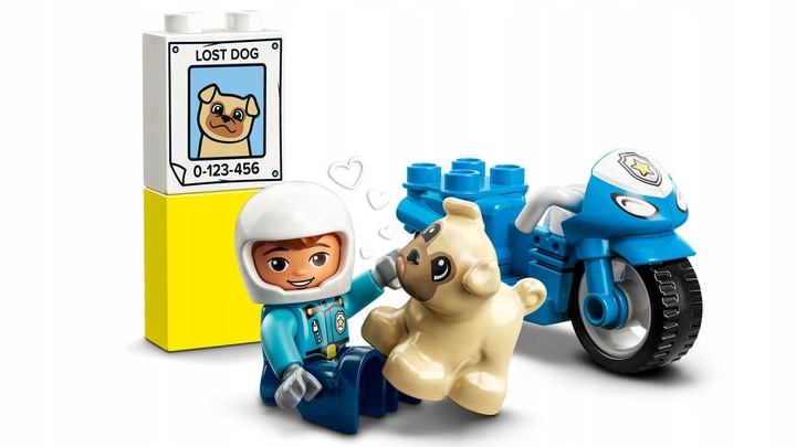 LEGO DUPLO 10967 Motocykl policyjny