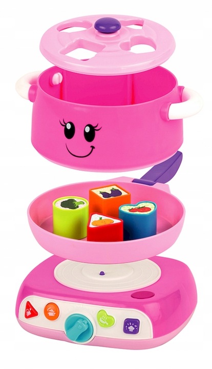 SMILY PLAY Zaczarowany słodki garnek garnuszek sorter 3w1 magiczny