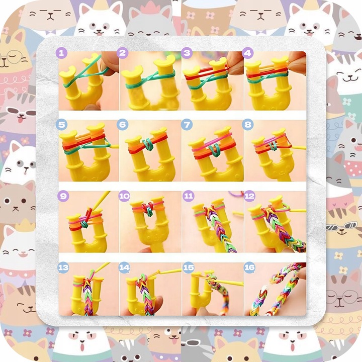 GUMKI DO ROBIENIA BRANSOLETEK DUŻY ZESTAW 6600+ ELEMENTÓW XXL PREZENT