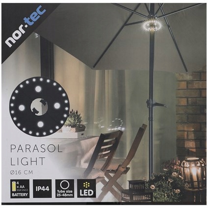 OŚWIETLENIE LAMPA PARASOLOWA PARASOL BALKON LED