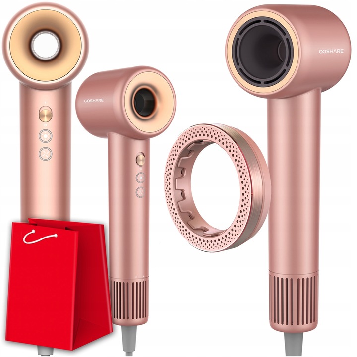 Mocna Suszarka do Włosów COSHARE EssenceRing SuperFlow1 Jonizacja 1600W