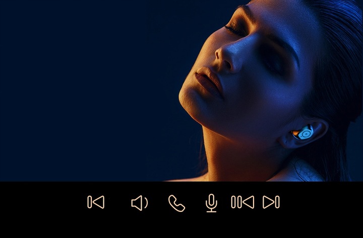 SŁUCHAWKI BEZPRZEWODOWE DOUSZNE Z MIKROFONEM M7 PRO SPORTOWE do IOS ANDROID