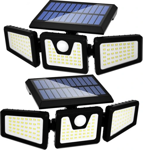 LAMPA Z PANELEM SOLARNA ULICZNA HALOGEN LED SMD