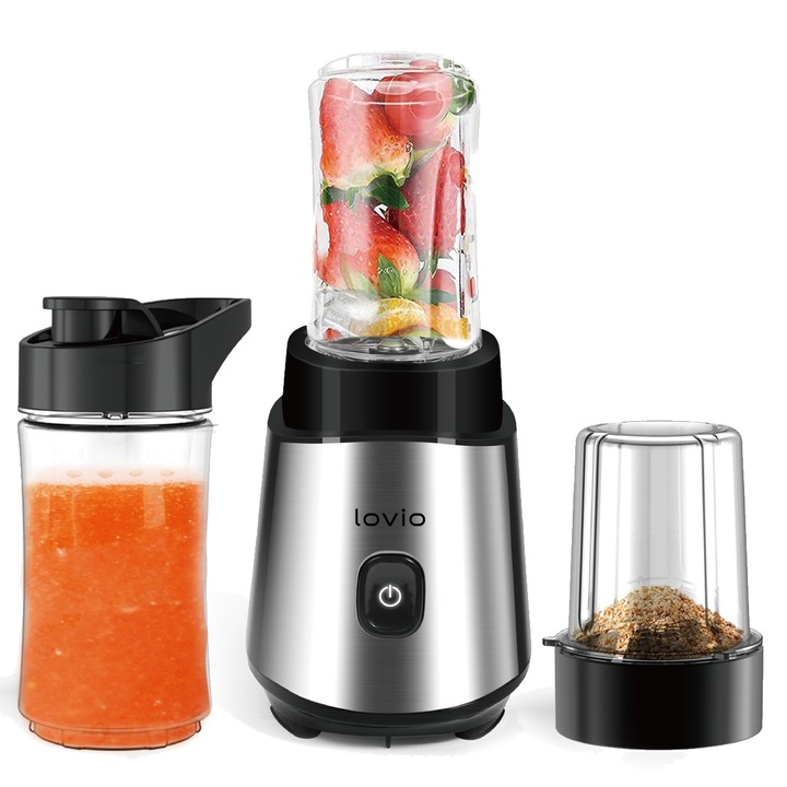 Blender kielichowy młynek do kawy i orzechów LOVIO LVJBL001 900W