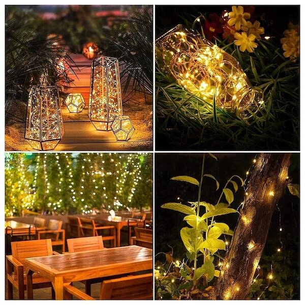 LAMPKI CHOINKOWE Świąteczne 1000 LED Ciepłe Białe 100m Drucik Szpula USB