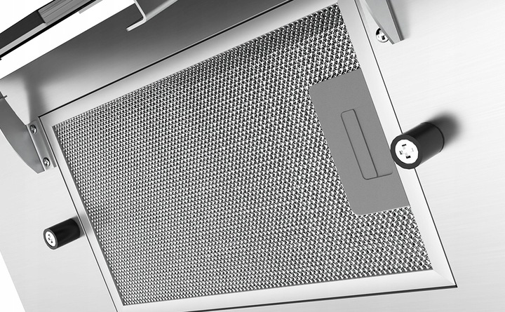 Ciarra CBCB6736C okap naścienny 60 cm, 380 m³/h, oświetlenie LED, 2 filtry