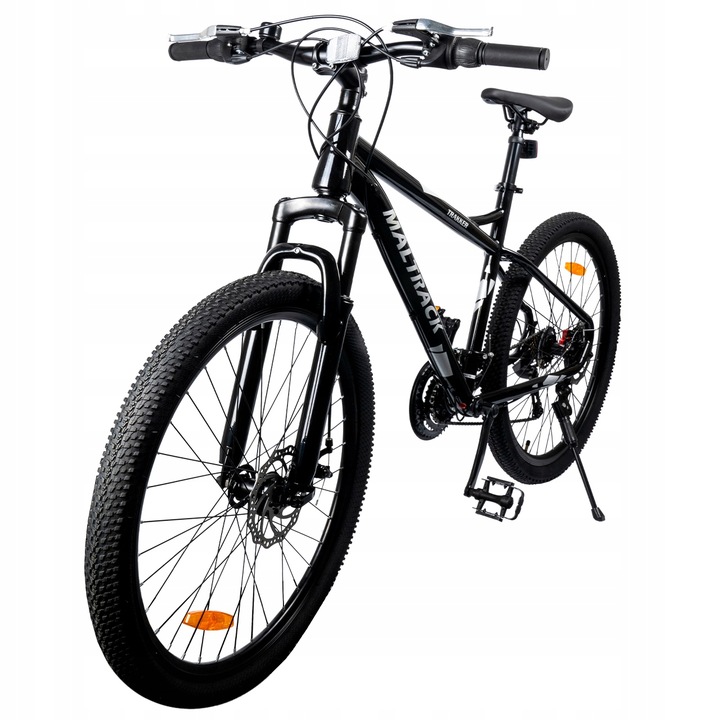 ROWER GÓRSKI MTB MANETKI 21 BIEGÓW 2 TARCZE RAMA 15" KOŁA 26" NÓŻKA