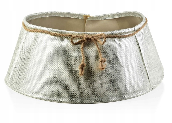 Osłonka choinkowa 40 cm, Srebrna