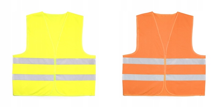 KAMIZELKA ODBLASKOWA Z TWOIM DOWOLNYM NADRUKIEM