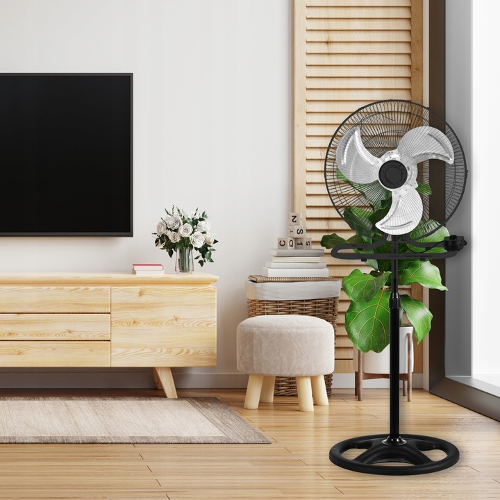 WIATRAK WENTYLATOR STOJĄCY PODŁOGOWY ŚCIENNY CICHY MOCNY PRZEMYSŁOWY