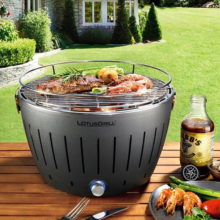 GRILL WĘGLOWY BEZDYMNY LOTUSGRILL PRZENOŚNY OGRODOWY STANDARD PLUS TORBA