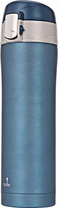 Termos turystyczny kubek termiczny Smile STT-16 420ml niebieski