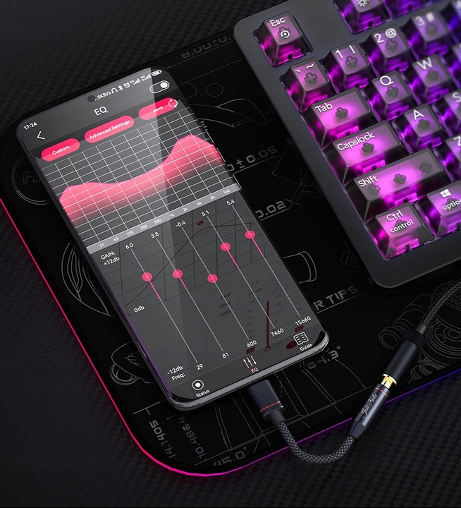 FIIO JA11 DAC WZMACNIACZ SŁUCHAWKOWY PRZENOŚNY HI-RES 384KHZ/32BIT DSD128