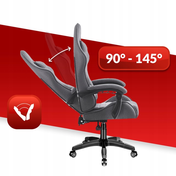 FOTEL GAMINGOWY DLA GRACZA BIUROWY HELL'S