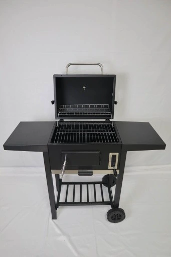 Grill węglowy duży popielnik korba