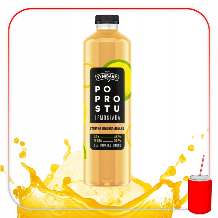 Napój Po Prostu Lemoniada Tymbark cytryna limonka 6x 1,25 l