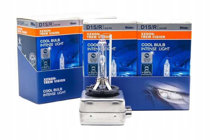 ZESTAW 2 SZTUK ŻARNIK XENON D1S PALNIK HID GLARE 6000K WHITE