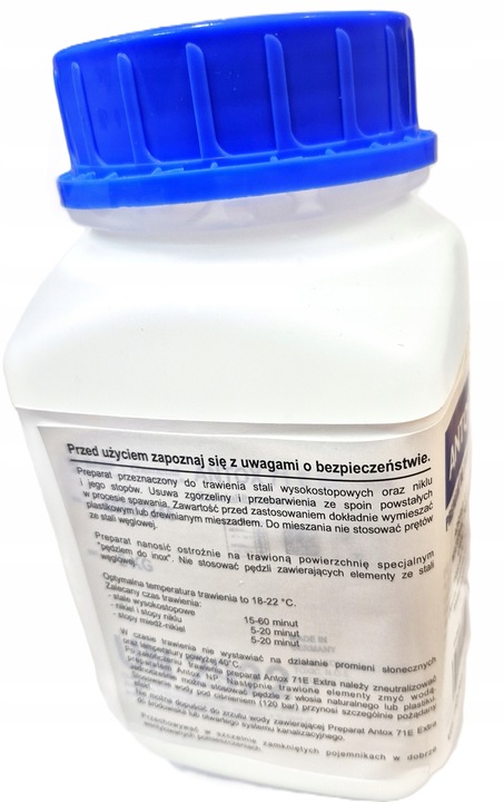 Antox 71E Extra – Pasta trawiąca do stali nierdzewnej 2 kg