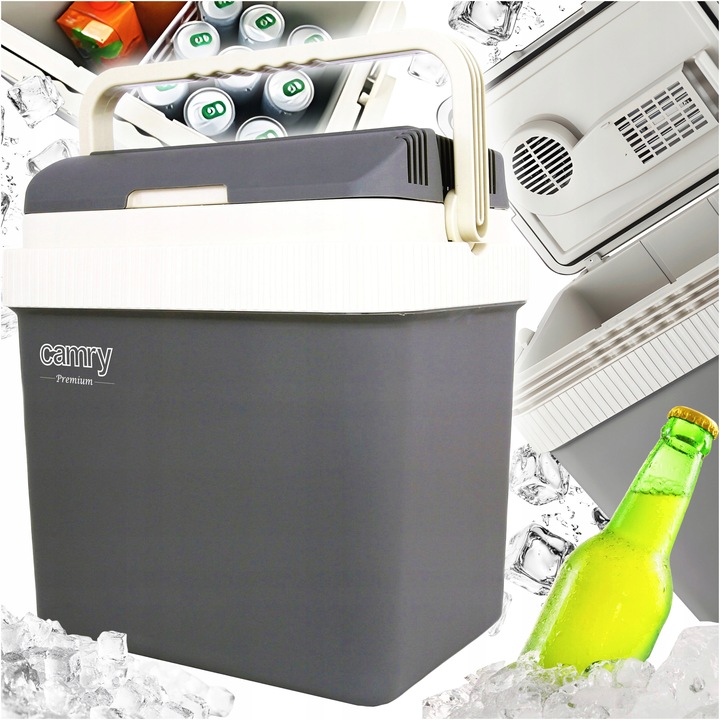 Lodówka Turystyczna Samochodowa 230v 12v Przenośna Duża Camry CR 8065 21L