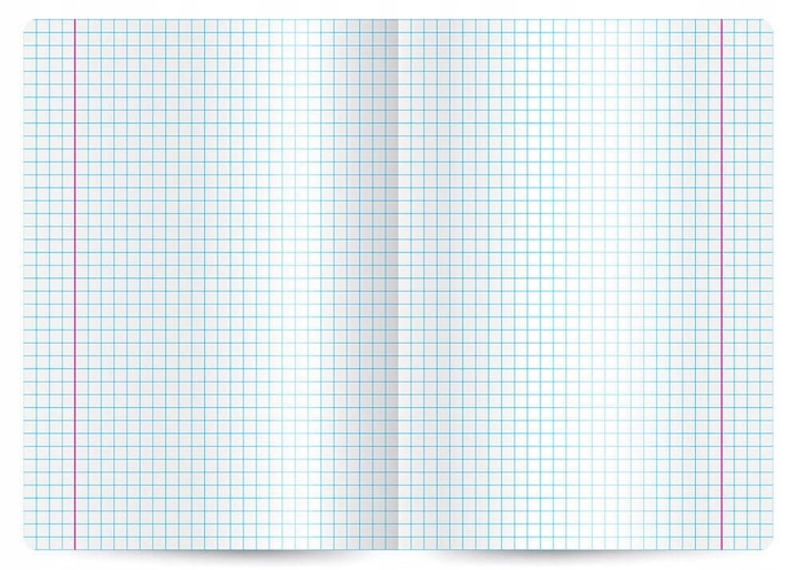 4X ZESZYT A5 32 KARTKI KRATKA MARGINES DLA CHŁOPCA