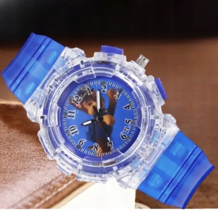 zegarek chłopięcy dziecięcy paw PSI PATROL dla chłopca dzieci CHASE ledowy