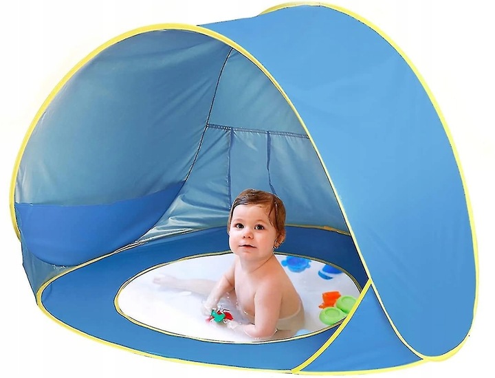 Namiot Plażowy Basen Parawan z Brodzikiem 120cm - Idealny dla dzieci