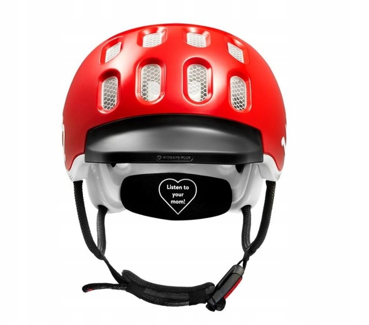 Kask rowerowy dla dzieci WOOM M 53-56 cm Czerwony