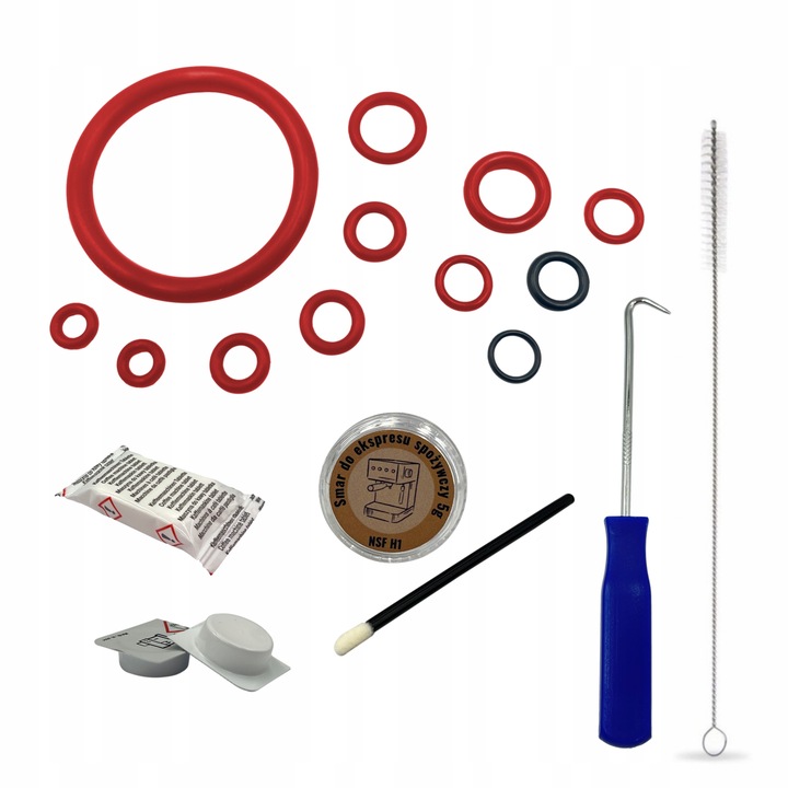 Komplet uszczelek do Saeco Philips LatteGo zestaw naprawczy + akcesoria