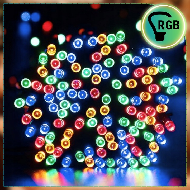 LAMPKI CHOINKOWE 1000 LED ZEWNĘTRZNE WEWNĘTRZNE MULTIKOLOR ŚWIĄTECZNE 70m