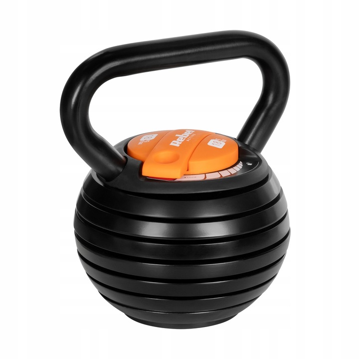 Kettlebell żeliwny automatyczny regulowany odważnik kula 18kg REBEL ACTIVE