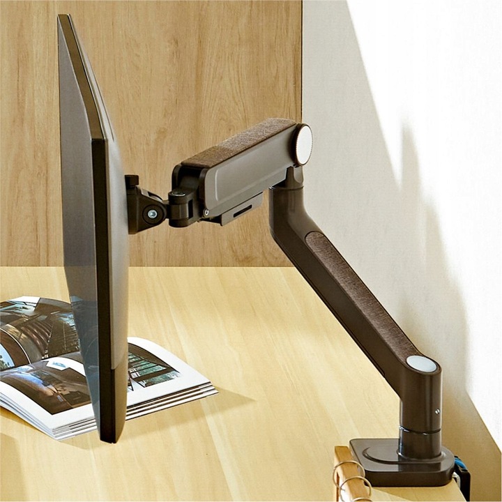 Uchwyt do monitora 17-32' wbudowane porty USB 3.0 system ukrywania kabli