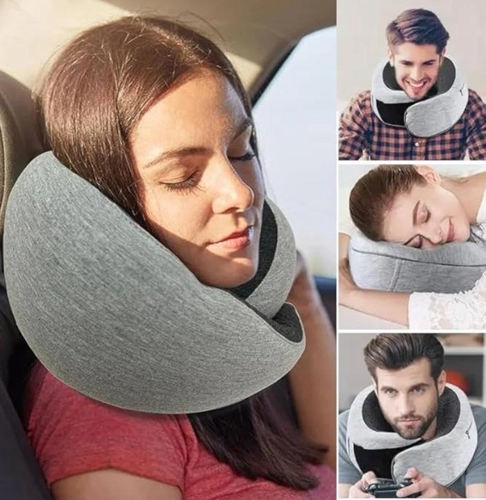 Poduszka Podróżna na na Kark Turystyczna do Samolotu Auta z ochroną 360°