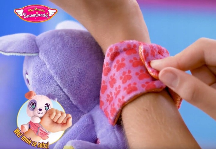 Maskotka Szczeniaczek Moc Radości Pluszak na rękę Jajko Niespodzianka Epee