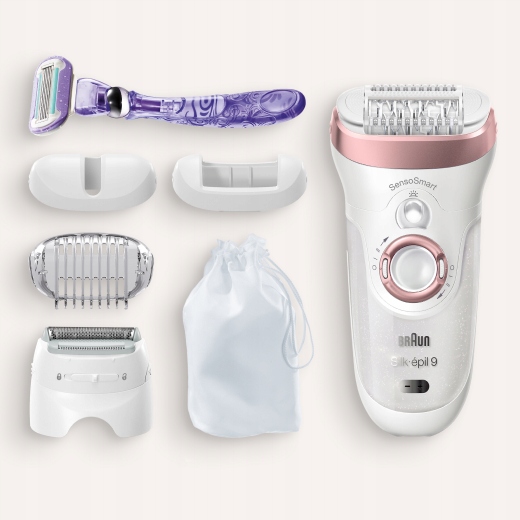 Depilator Braun SES 9870 SensoSmart +golarka Venus